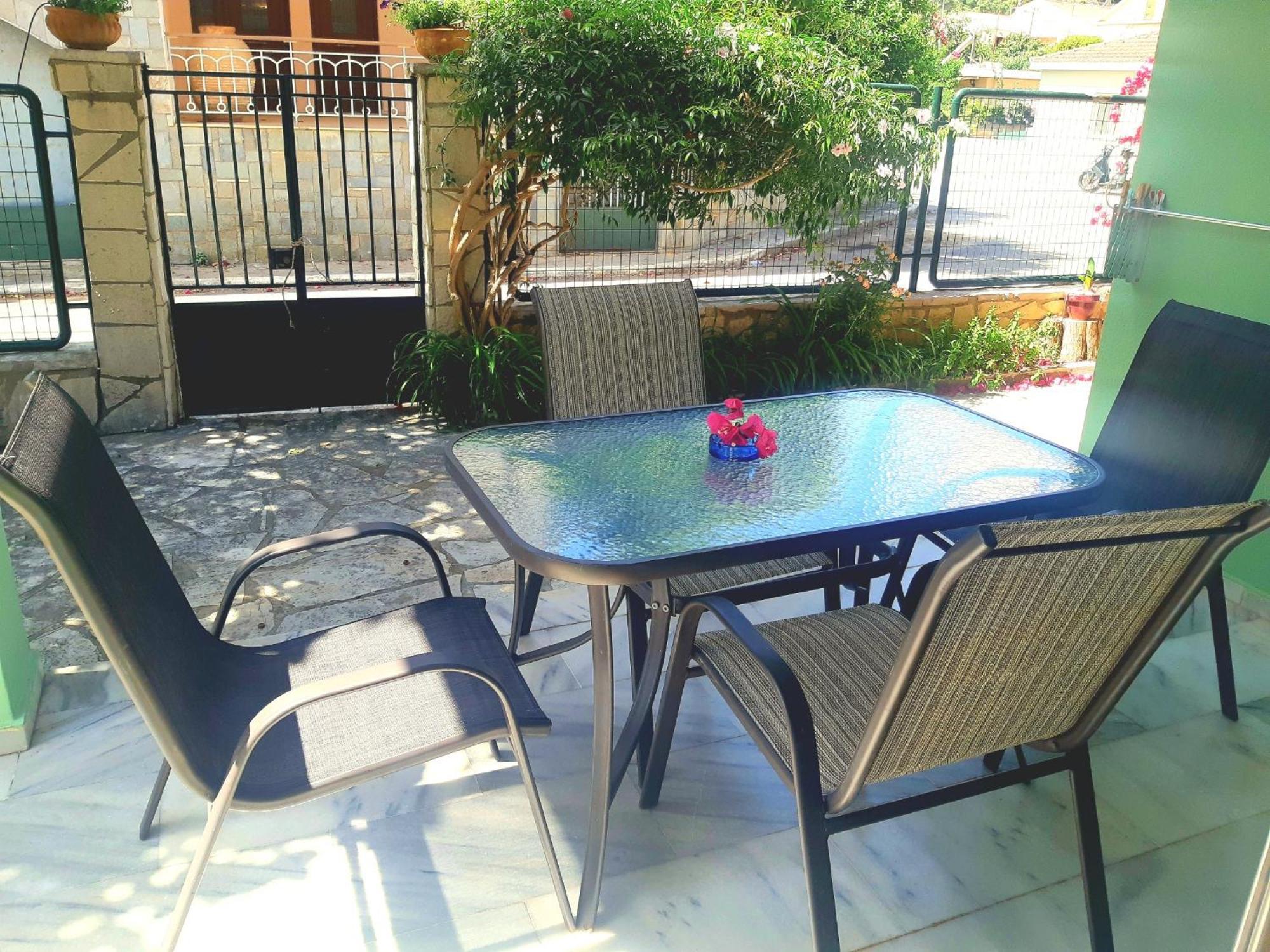 Stamoulis Apartments Agia Efimia Bagian luar foto